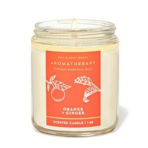 ORANGE GINGER "ENERGY" SINGLE WICK CANDLE